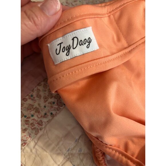 JoyDaog Reusable Dog Diaper Large Size Peach Orange Color Washable Absorbent - Picture 3 of 6